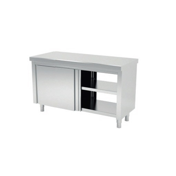 MUEBLE NEUTRO CENTRAL PASANTE CON ESTANTE Y PUERTAS CORREDERAS GAMA 600 ...