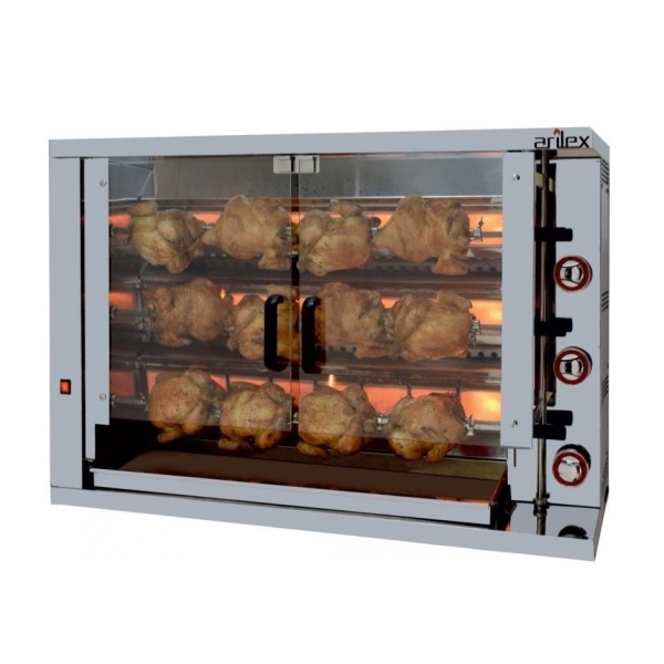 Asador Industrial de Pollos a Gas 3 Espadas 3ASG Arilex - Imagen 2