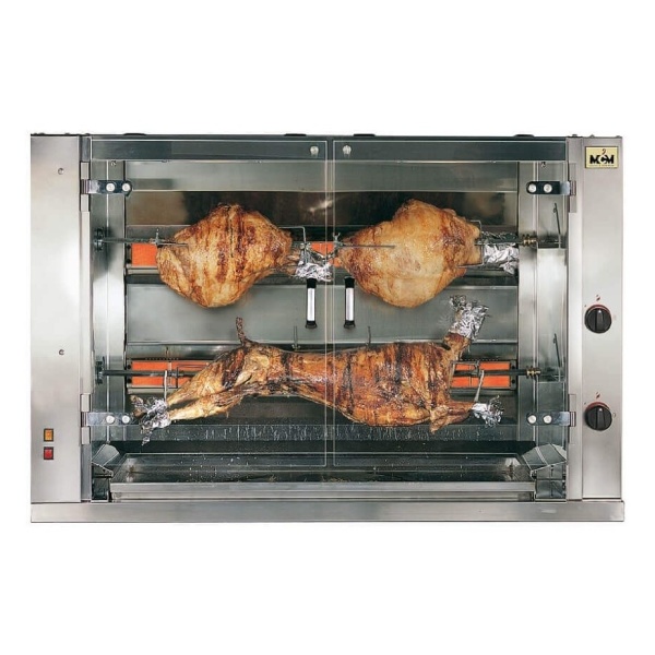 Asador Pollos Eléctrico Para Piezas Grandes 2 Espadas GPE-2 MCM